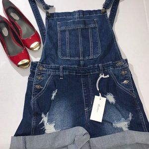 ⭐️ Kancan NWT Blue Jean denim overalls